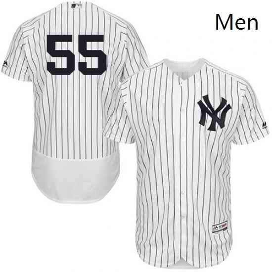 Mens Majestic New York Yankees 55 Sonny Gray WhiteNavy Flexbase Authentic Collection MLB Jersey
